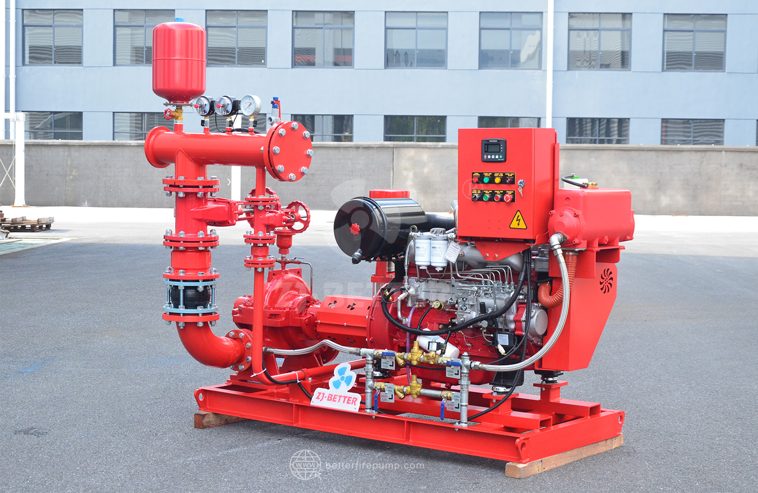 UL Listed Diesel Split Case Fire Pump System