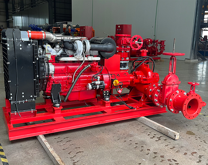 What causes fire pump vibration?