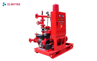 EEDJ Fire pump set(2Electric pumps+Diesel pump+Jockey pump)