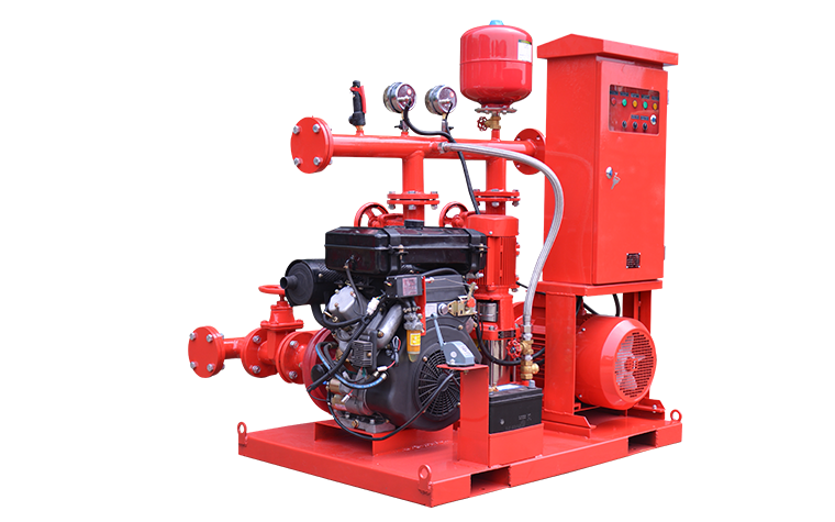 ED small flow fire pump set--Electric and diesel engine fire pump set